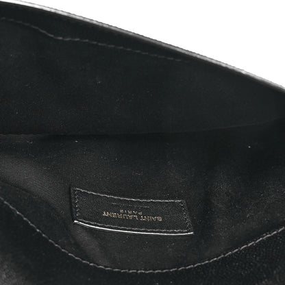 Saint Laurent Grain De Poudre Uptown Pouch Black 5 of 7