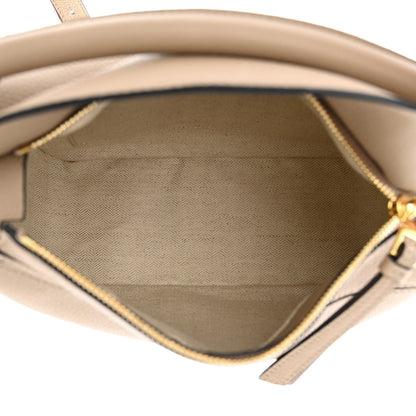 Loewe Grained Calfskin Small Puzzle Bag Sand 5 of 10
