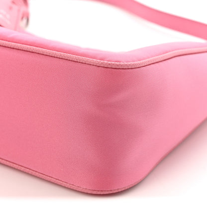 Prada Re-Nylon Saffiano Mini Re-Edition 2005 Bag Begonia 9 of 12