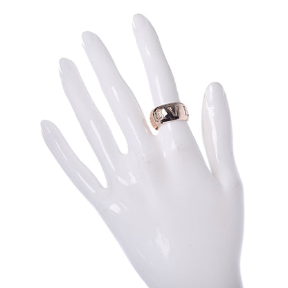 Bulgari 18K Rose Gold Monologo Ring 54 6.75 2 of 4