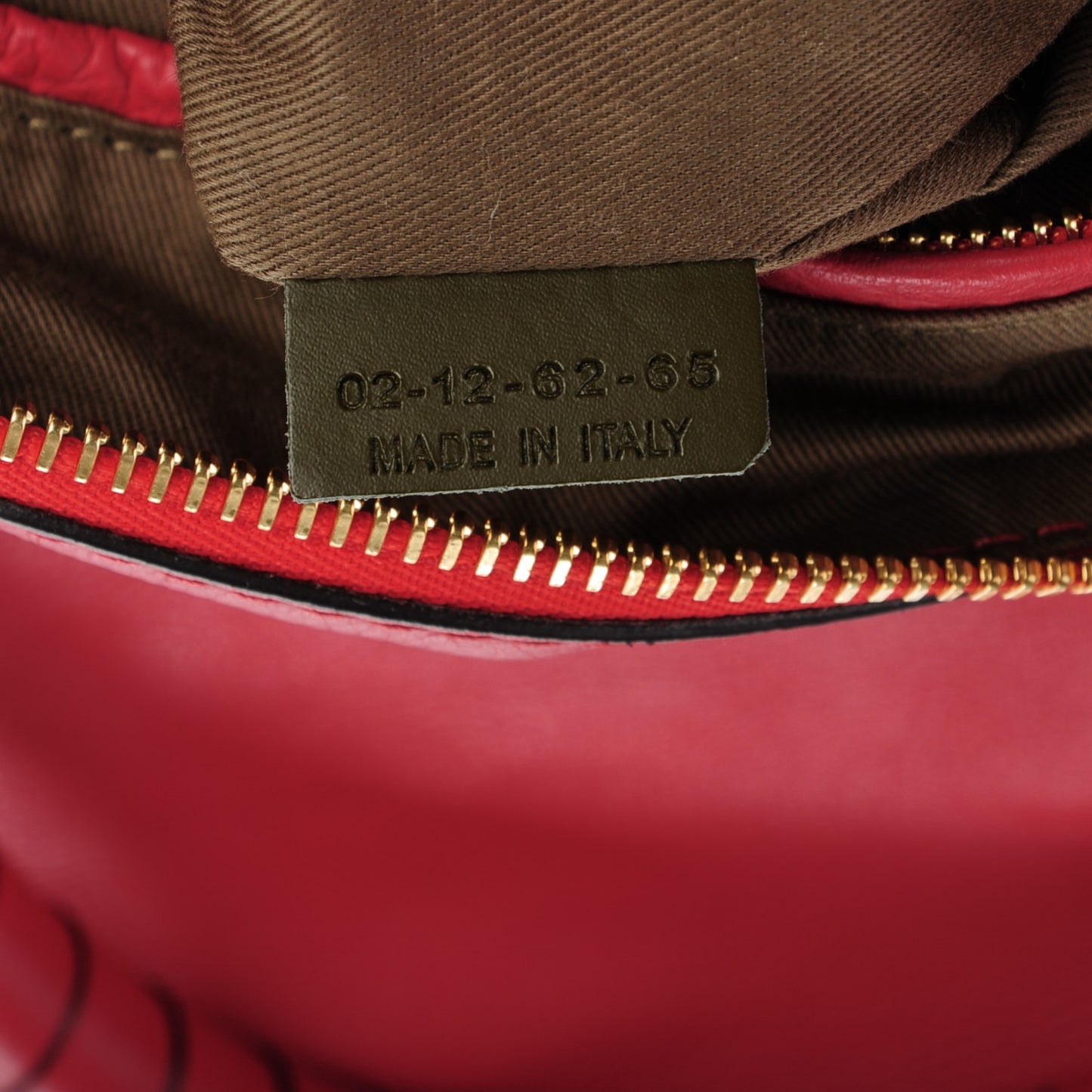 Calfskin Medium Marcie Satchel Fetish Red