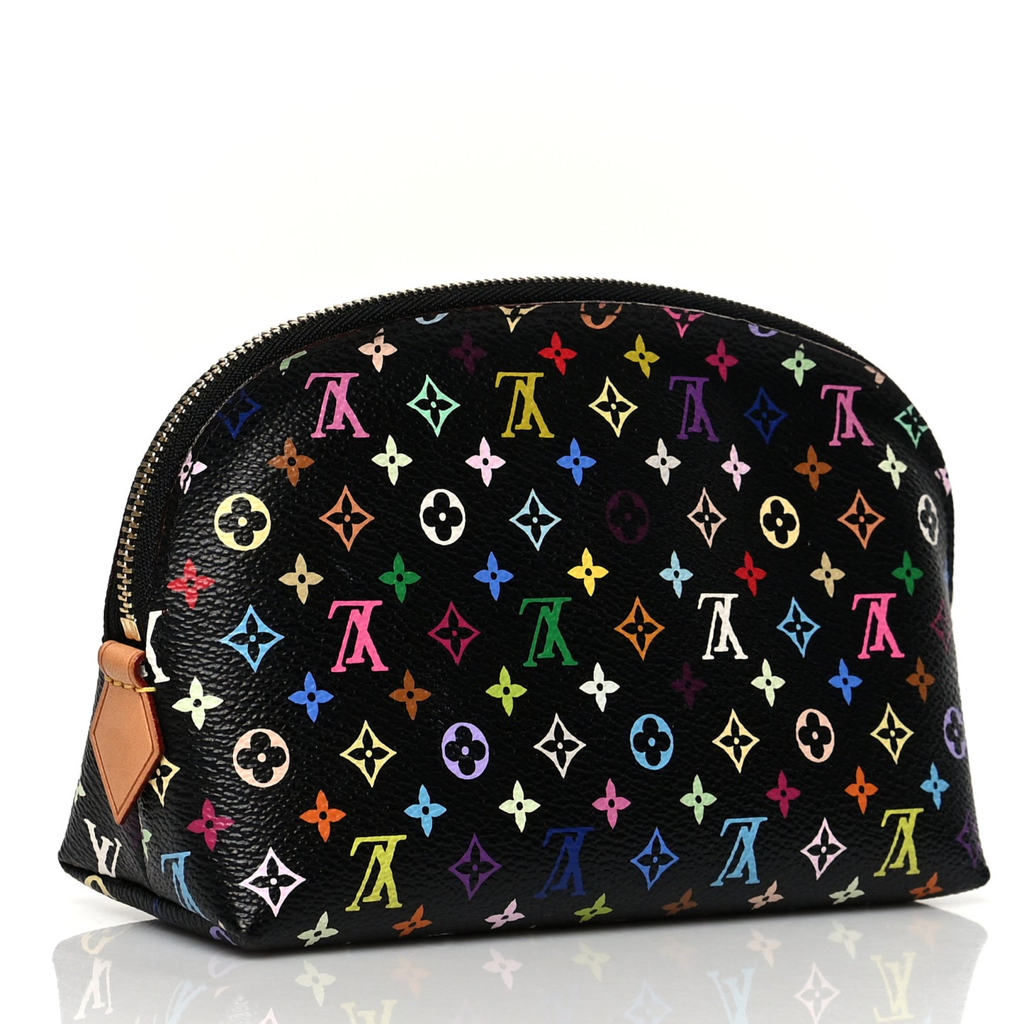 Monogram Multicolor Cosmetic Pouch Black Grenade