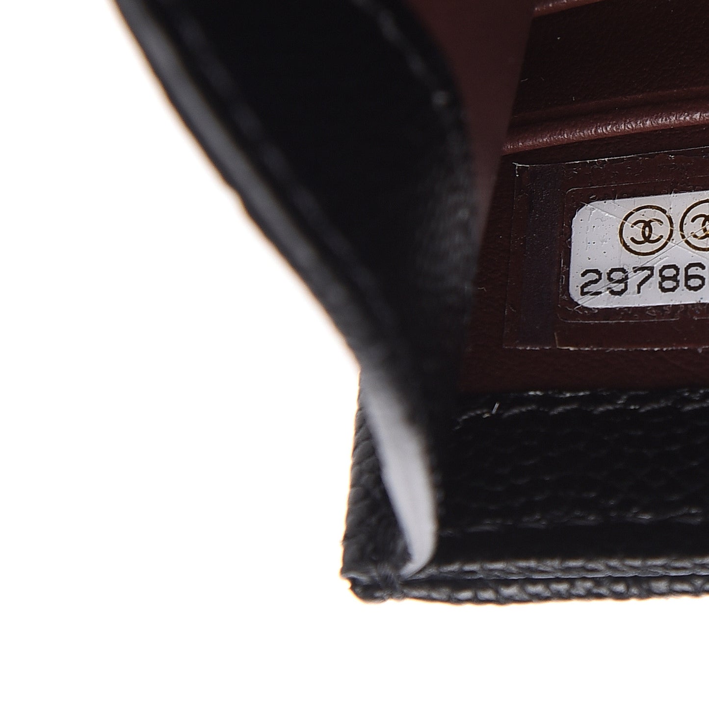 Caviar Quilted Classic Phone Holder Black