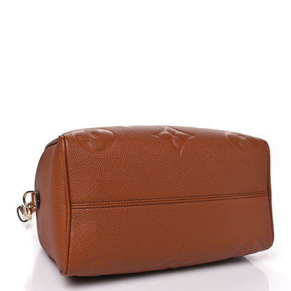 Louis Vuitton Empreinte Monogram Giant Speedy Bandouliere 25 Cognac 4 of 10