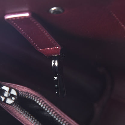 Saint Laurent Grained Calfskin Small Classic Sac De Jour Amaranto 9 of 11