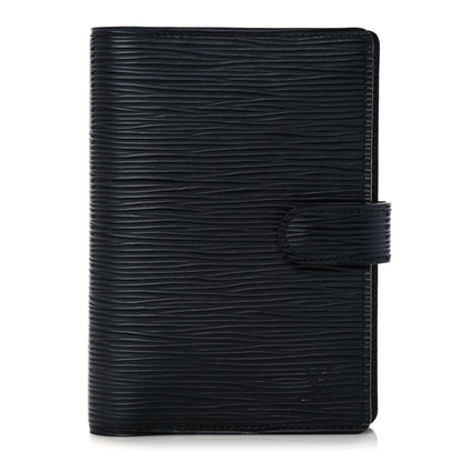 Louis Vuitton Epi Small Ring Agenda Cover Black 1 of 8