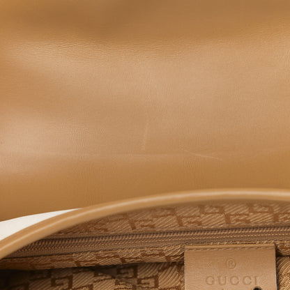 Gucci Suede Calfskin Bamboo Handle Jackie O Hobo Beige 15 of 15