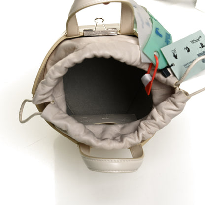 Off-White Calfskin Allen Bucket Bag Beige 5 of 11