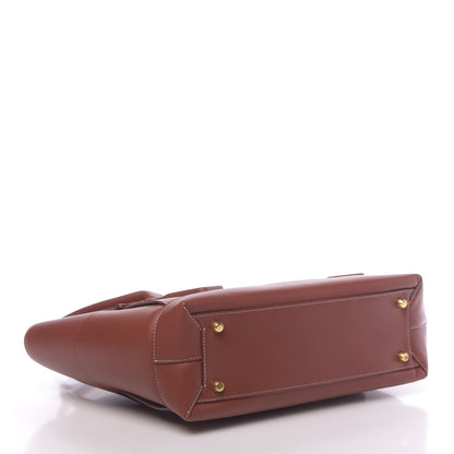 Bottega Veneta French Calfskin Maxi Intrecciato Medium Arco Rust 4 of 9