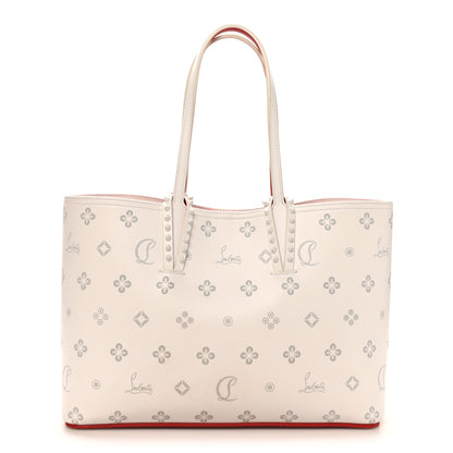 Christian Louboutin Calfskin Loubinthesky Mini East West Cabata Tote White 1 of 10