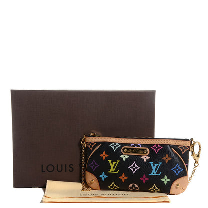 Louis Vuitton Monogram Multicolor Pochette Milla MM Black 8 of 8