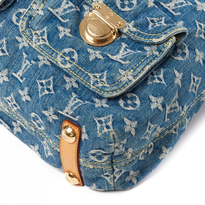 Louis Vuitton Denim Baggy GM Blue 7 of 8