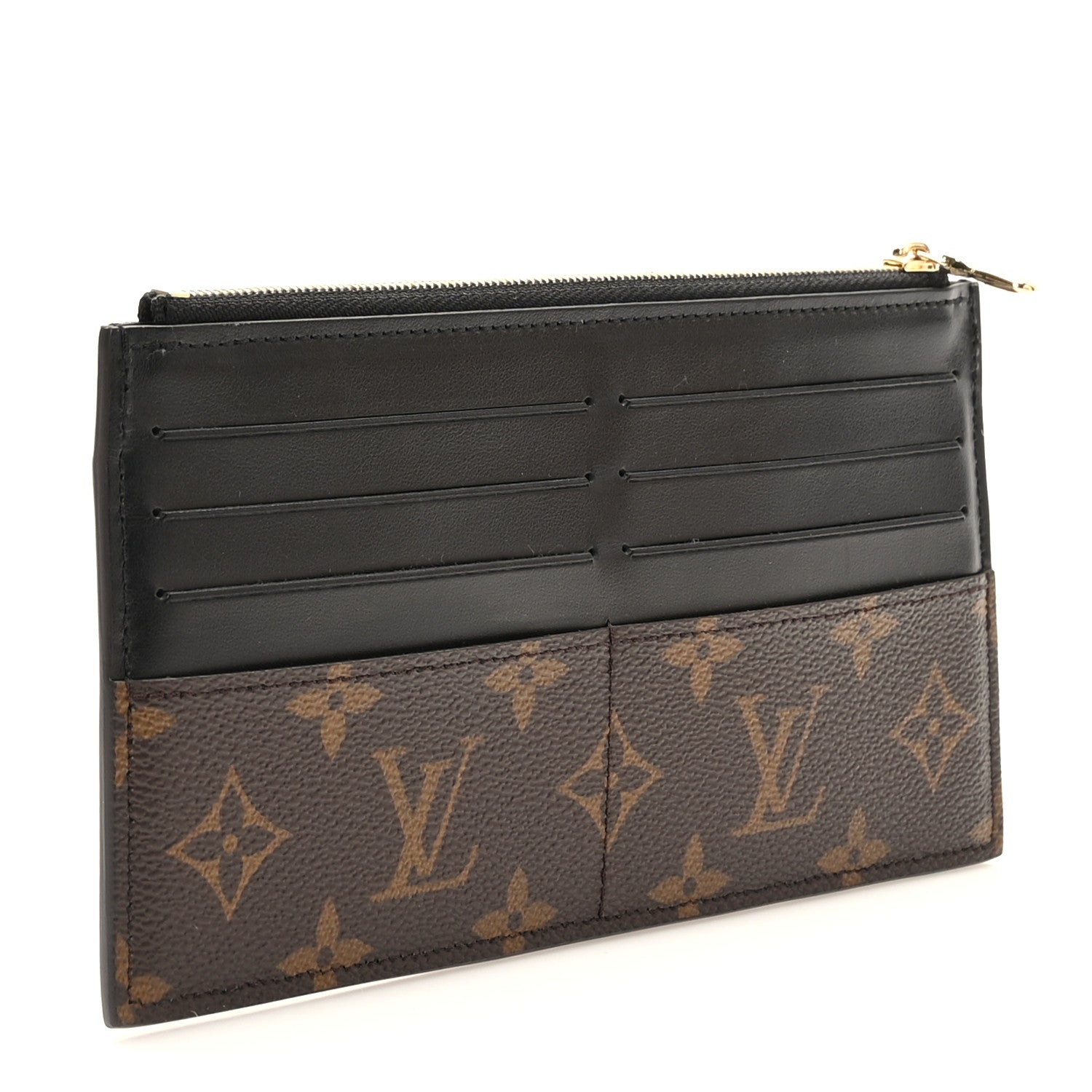 Louis Vuitton Monogram Slim Purse Black 3 of 7