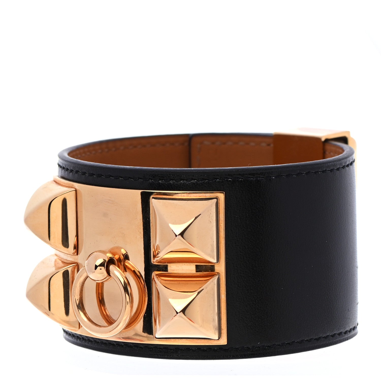 Hermes Box Collier de Chien CDC Bracelet T3 Black 1 of 7