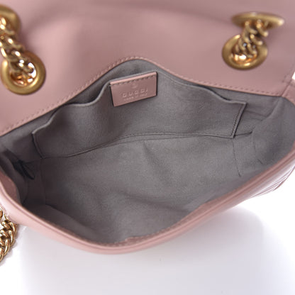 Gucci Calfskin Matelasse Mini GG Marmont Shoulder Bag Perfect Pink 5 of 11