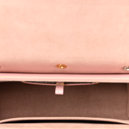 Louis Vuitton Epi Mechanical Flowers Twist Shoulder Bag MM Rose Ballerine 4 of 9