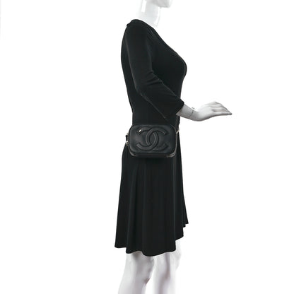 Chanel Lambskin CC Mania Waist Belt Bag Black 2 of 10