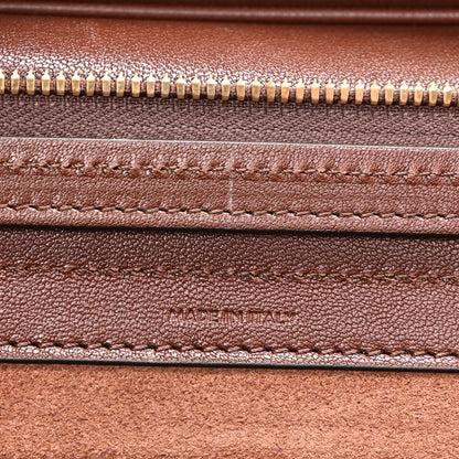 Celine Supple Shiny Lambskin Medium Smiling New Luggage Brick 6 of 9