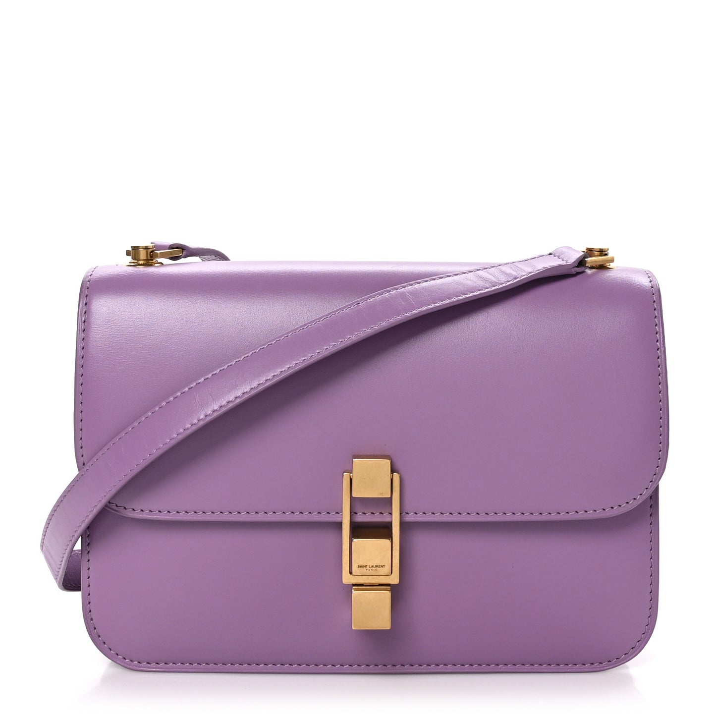 Smooth Calfskin Carre Satchel Lilas