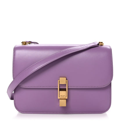 Saint Laurent Smooth Calfskin Carre Satchel Lilas 1 of 10