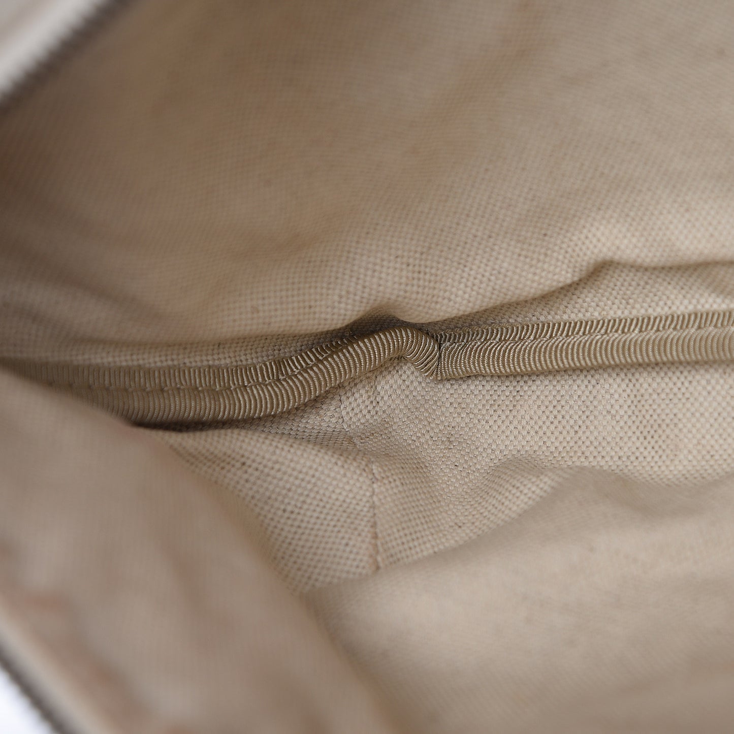 Grained Calfskin Logo Belt Bag White