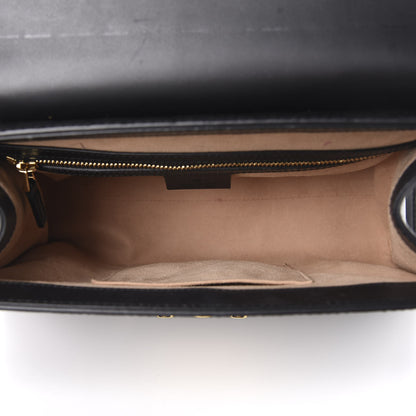 Gucci Guccissima Signature Small Padlock Top Handle Bag Black 4 of 11