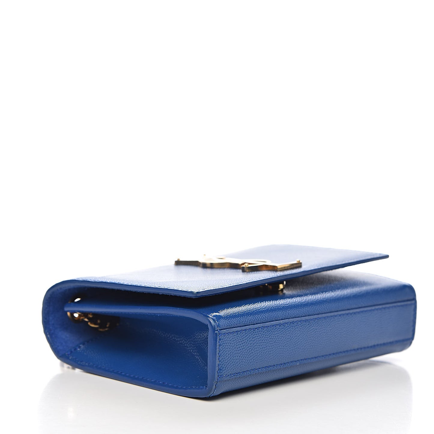 Grain De Poudre Small Classic Monogram Kate Satchel Royal Blue