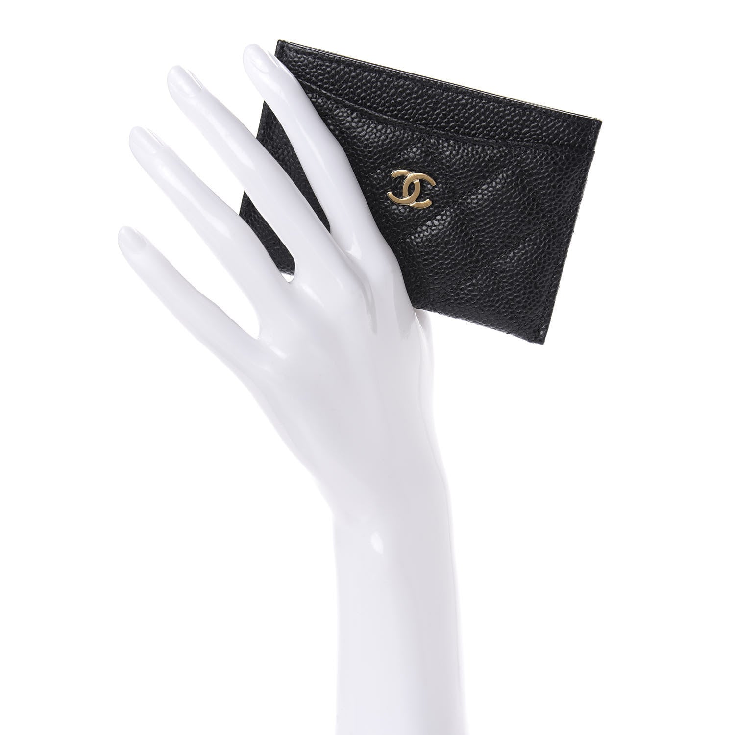 Chanel Caviar Quilted Card Holder Black 2 of 9