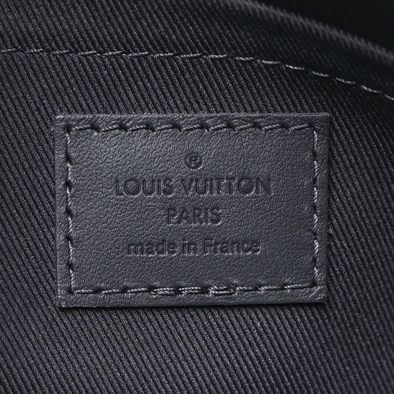 Louis Vuitton Grained Calfskin Aerogram City Keepall Ink Blue 6 of 9