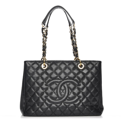 Chanel Caviar Quilted Grand Shopping Tote GST Black 1 of 7
