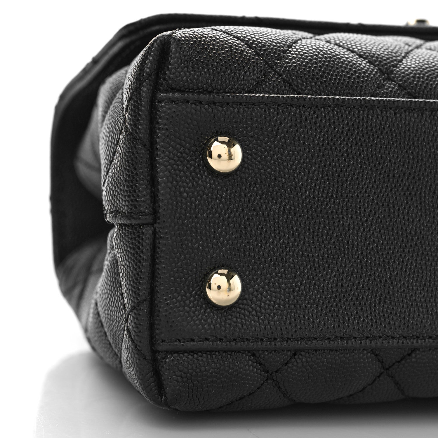 Chanel Caviar Quilted Mini Coco Handle Flap Black 8 of 10