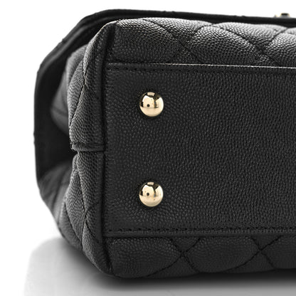 Chanel Caviar Quilted Mini Coco Handle Flap Black 8 of 10