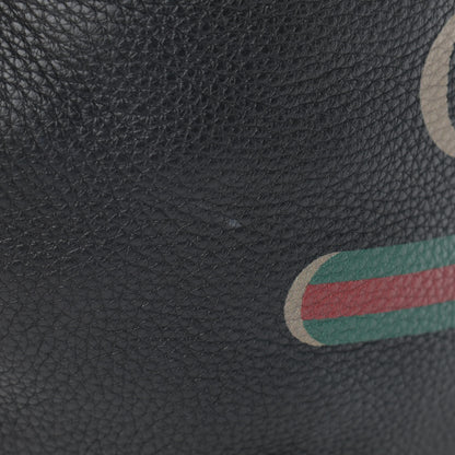 Gucci Grained Calfskin Logo Belt Bag Black 11 of 11