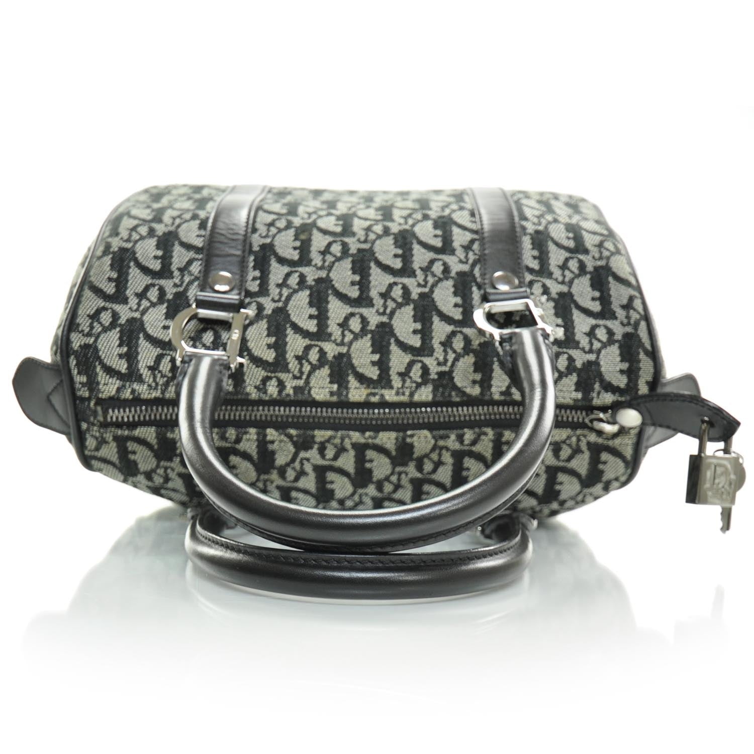 Christian Dior Monogram Boston Black 6 of 9
