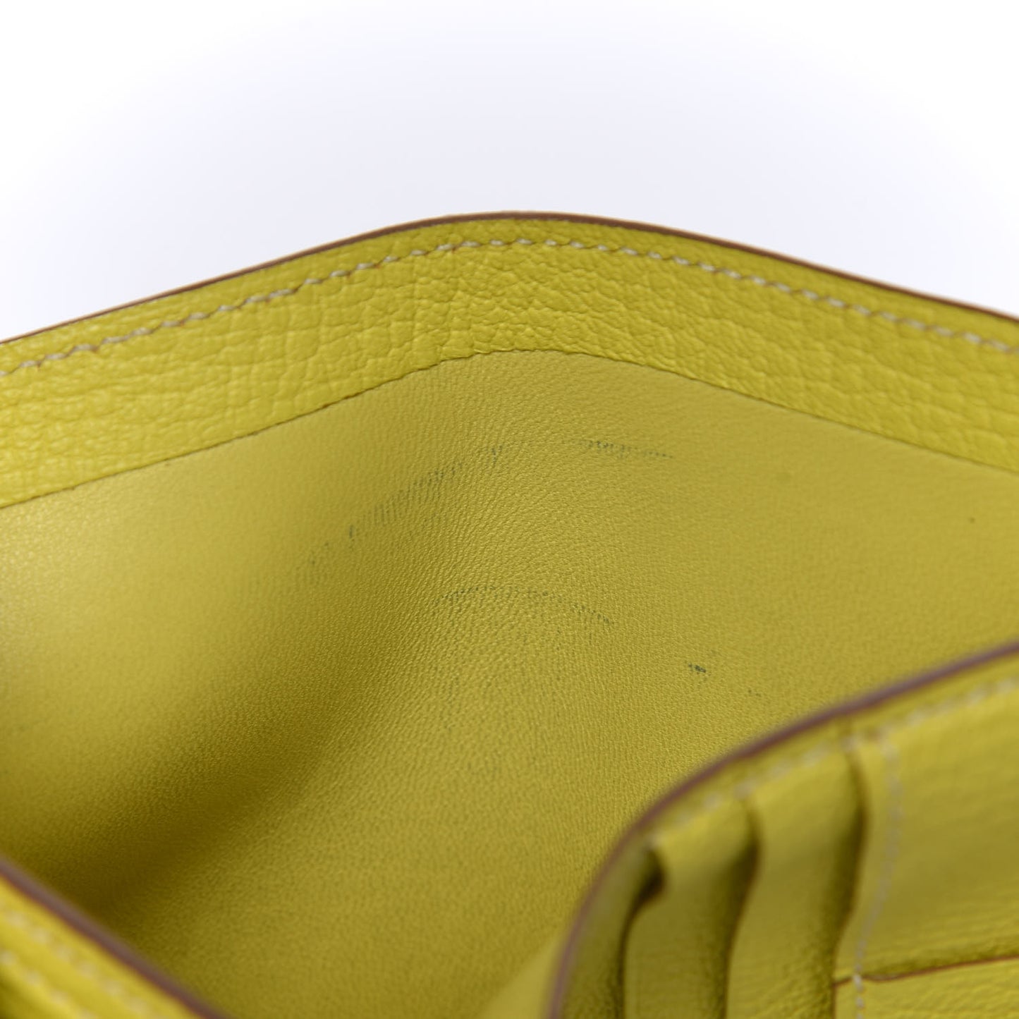 Chevre Mysore Bearn Compact Wallet Lime
