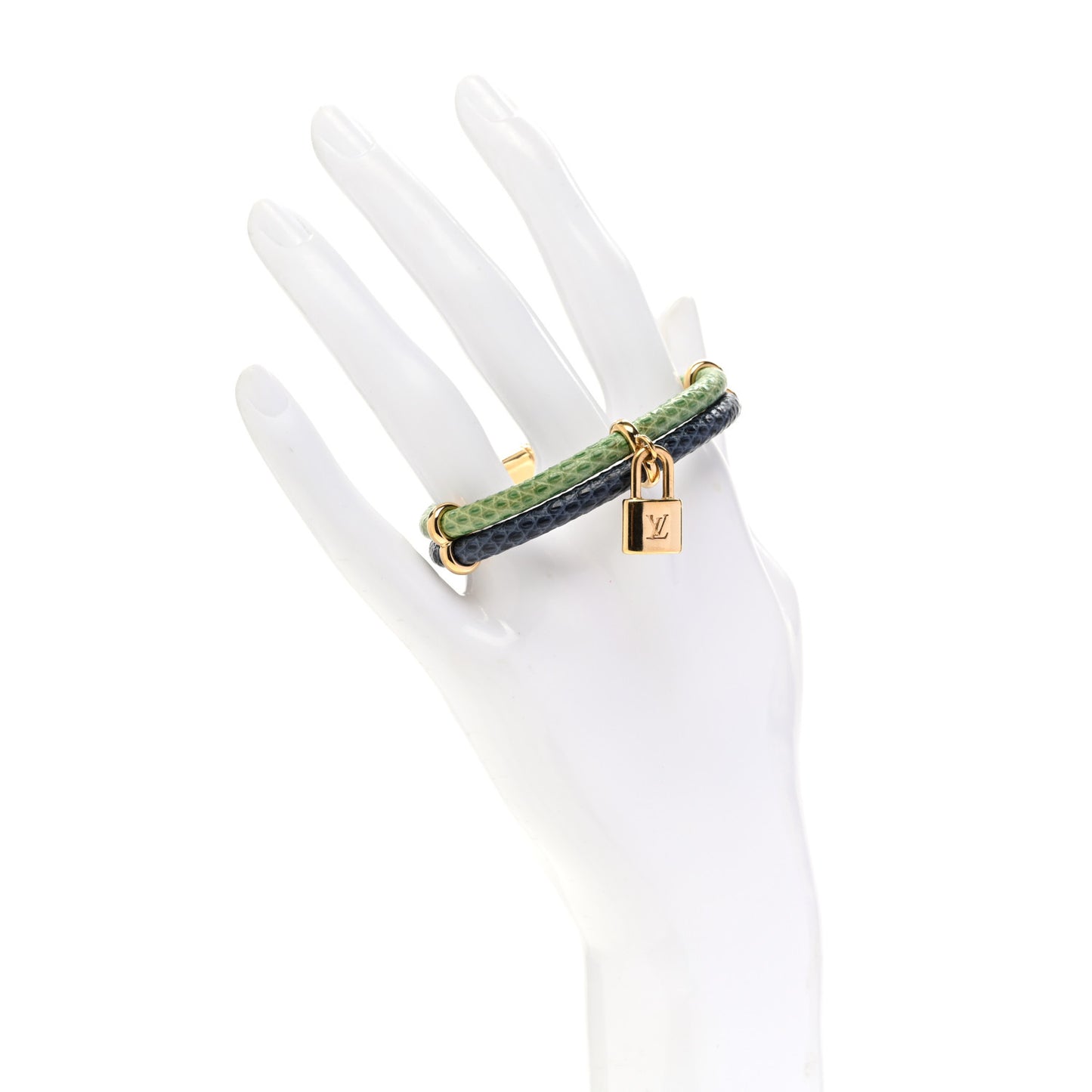 Snakeskin Keep It Twice Bracelet Blue Green