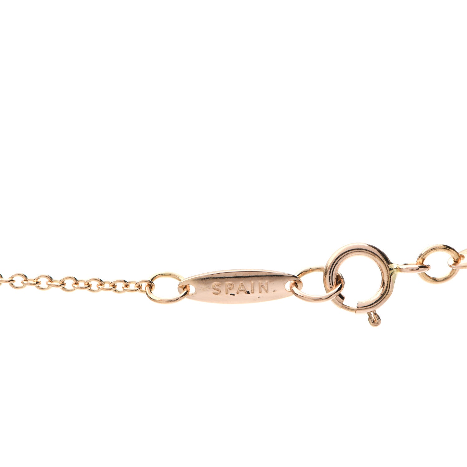 Tiffany 18K Rose Gold 16mm Elsa Peretti Open Heart Pendant Necklace 6 of 9