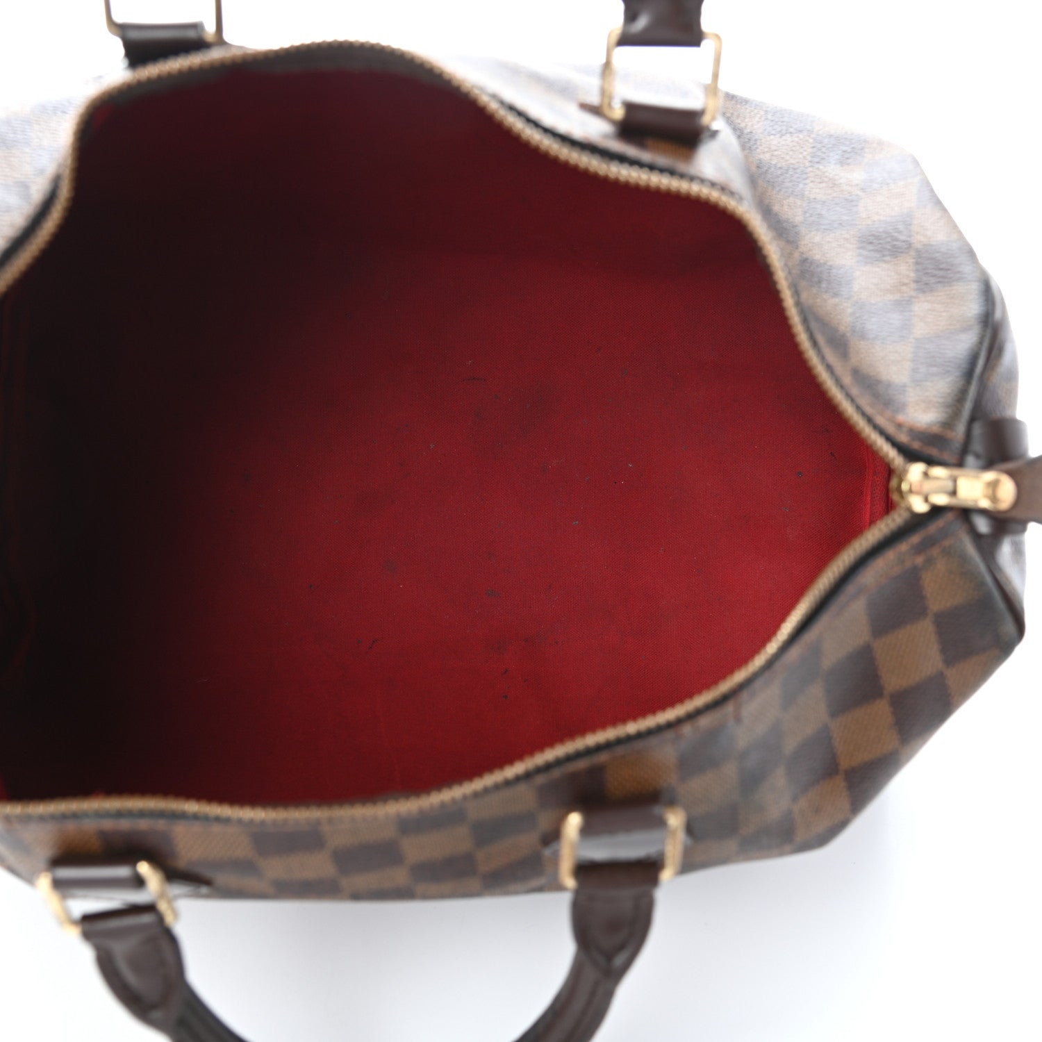 Louis Vuitton Damier Ebene Speedy 35 5 of 9