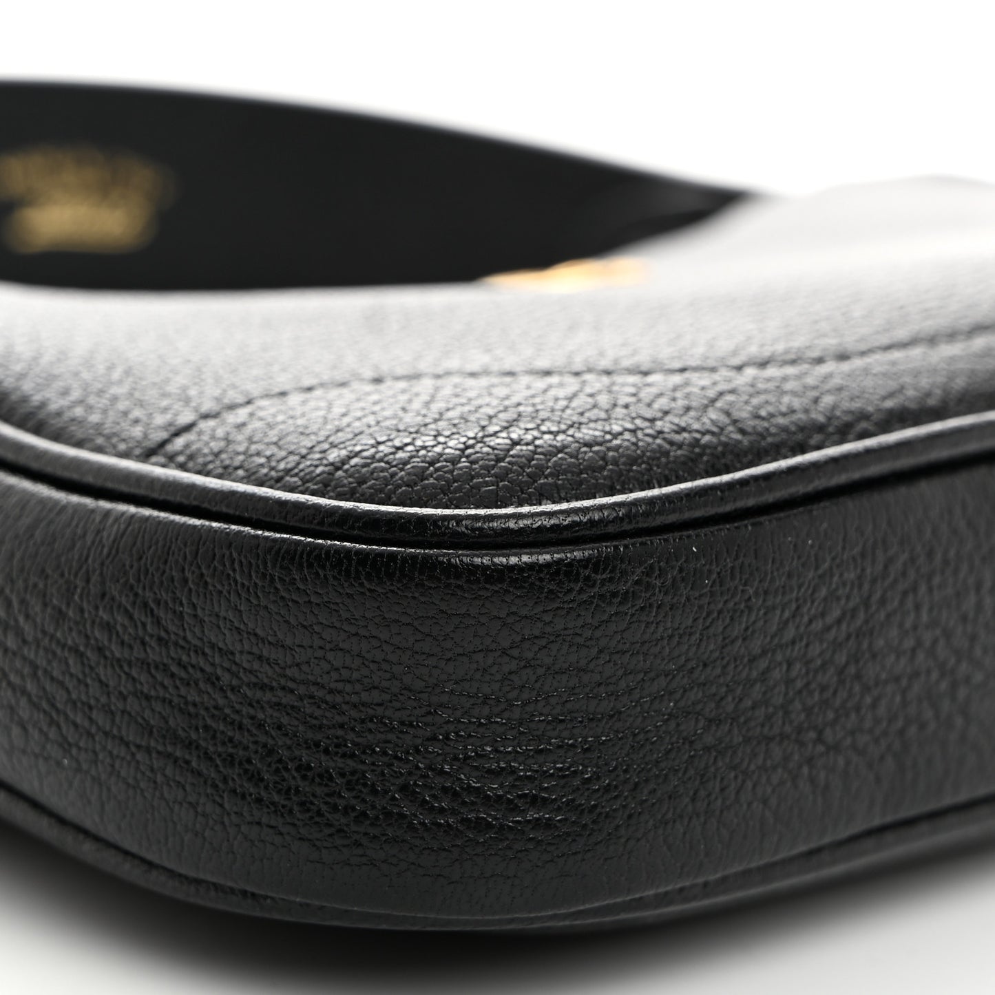 Goatskin Mini Aphrodite Shoulder Bag Black