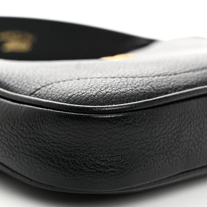 Gucci Goatskin Mini Aphrodite Shoulder Bag Black 9 of 10