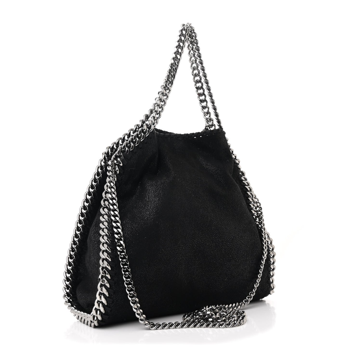 Shaggy Deer Mini Falabella Tote Black