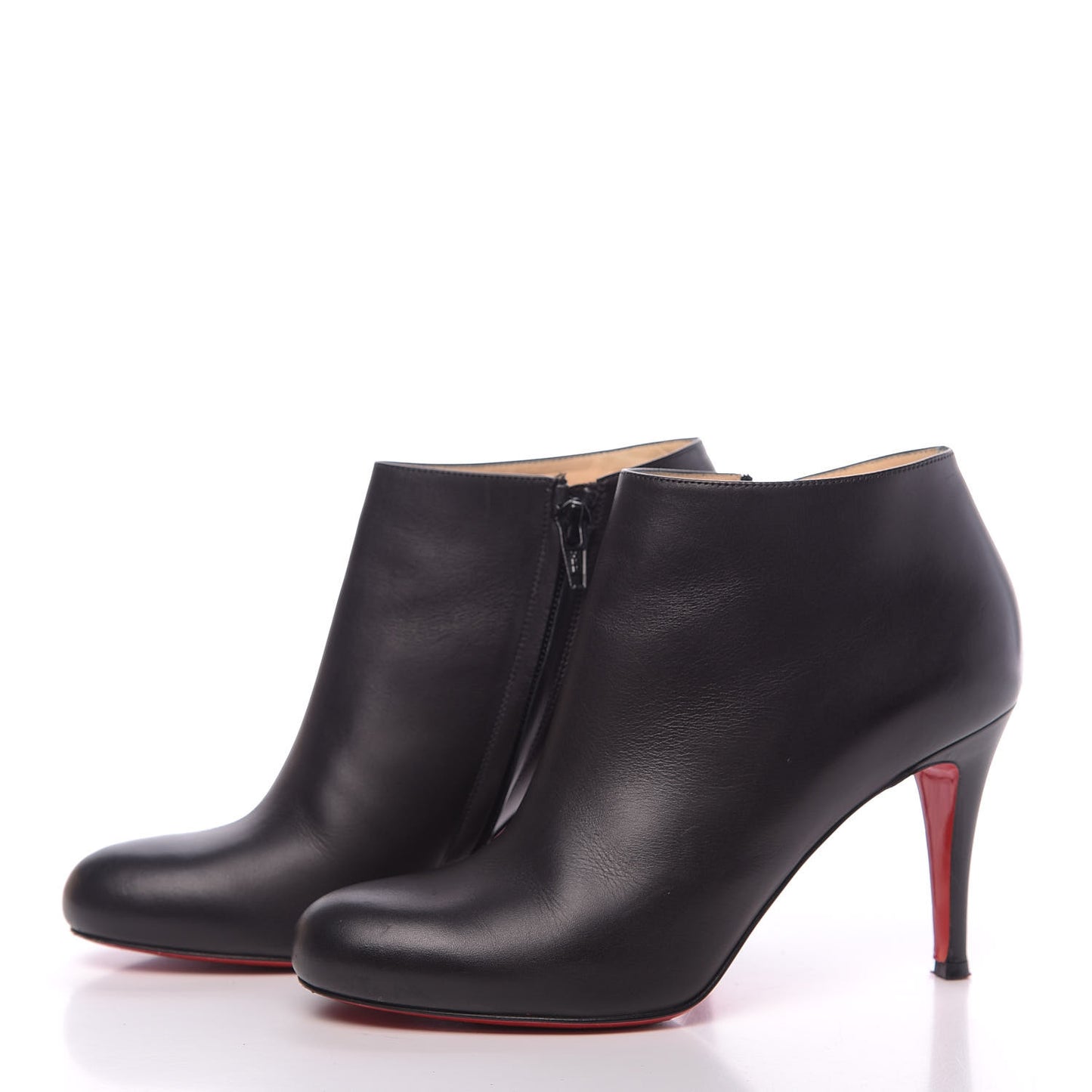 Calfskin Belle 85 Ankle Boots 36.5 Black