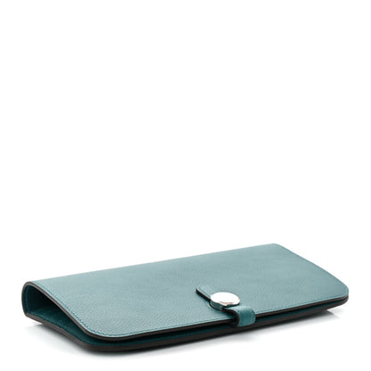 Hermes Evercolor Dogon Recto Verso Wallet Vert Bosphore 4 of 8
