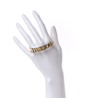Christian Dior Metal Pearl J'Adior Bracelet Cuff Gold 2 of 5