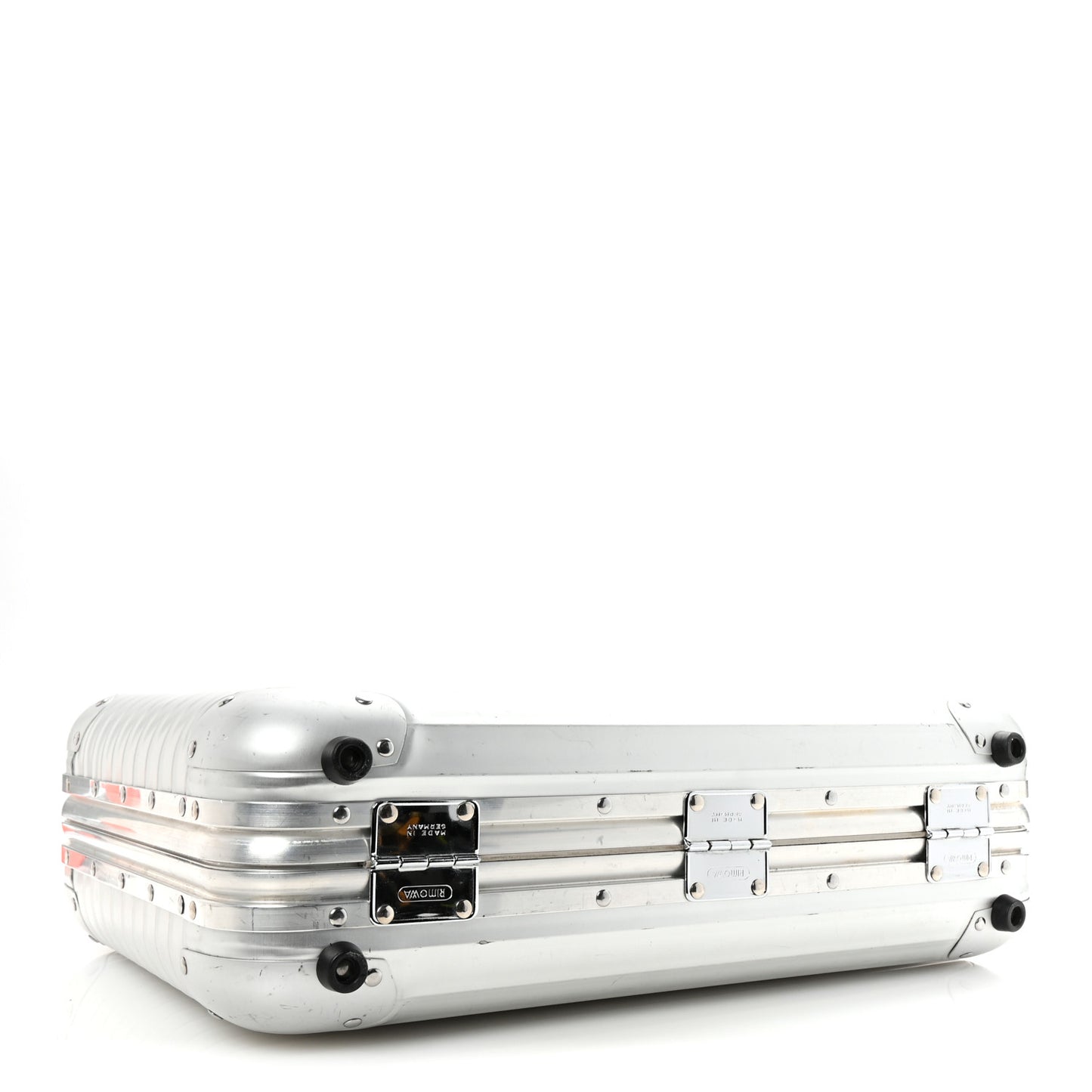 Aluminum Topas Attache Briefcase Silver