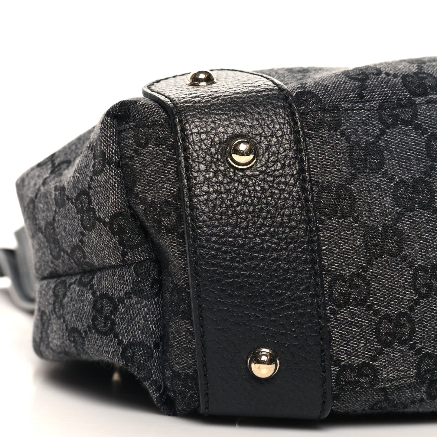 Monogram Medium Pelham Shoulder Bag Black Grey