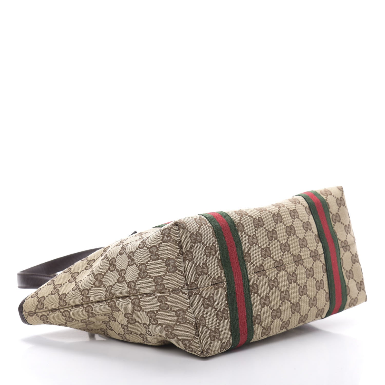 Gucci Monogram Medium Jolicoeur Tote Dark Brown 4 of 16