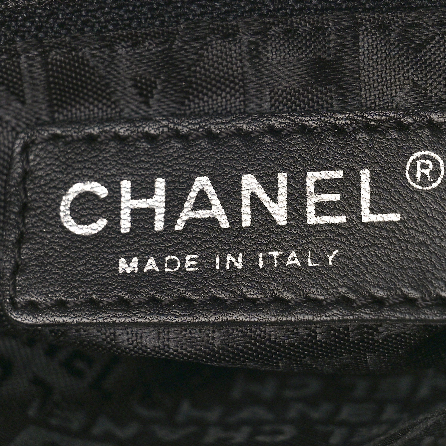 Chanel Lambskin Camellia No. 5 Chain Pouch Black 6 of 8
