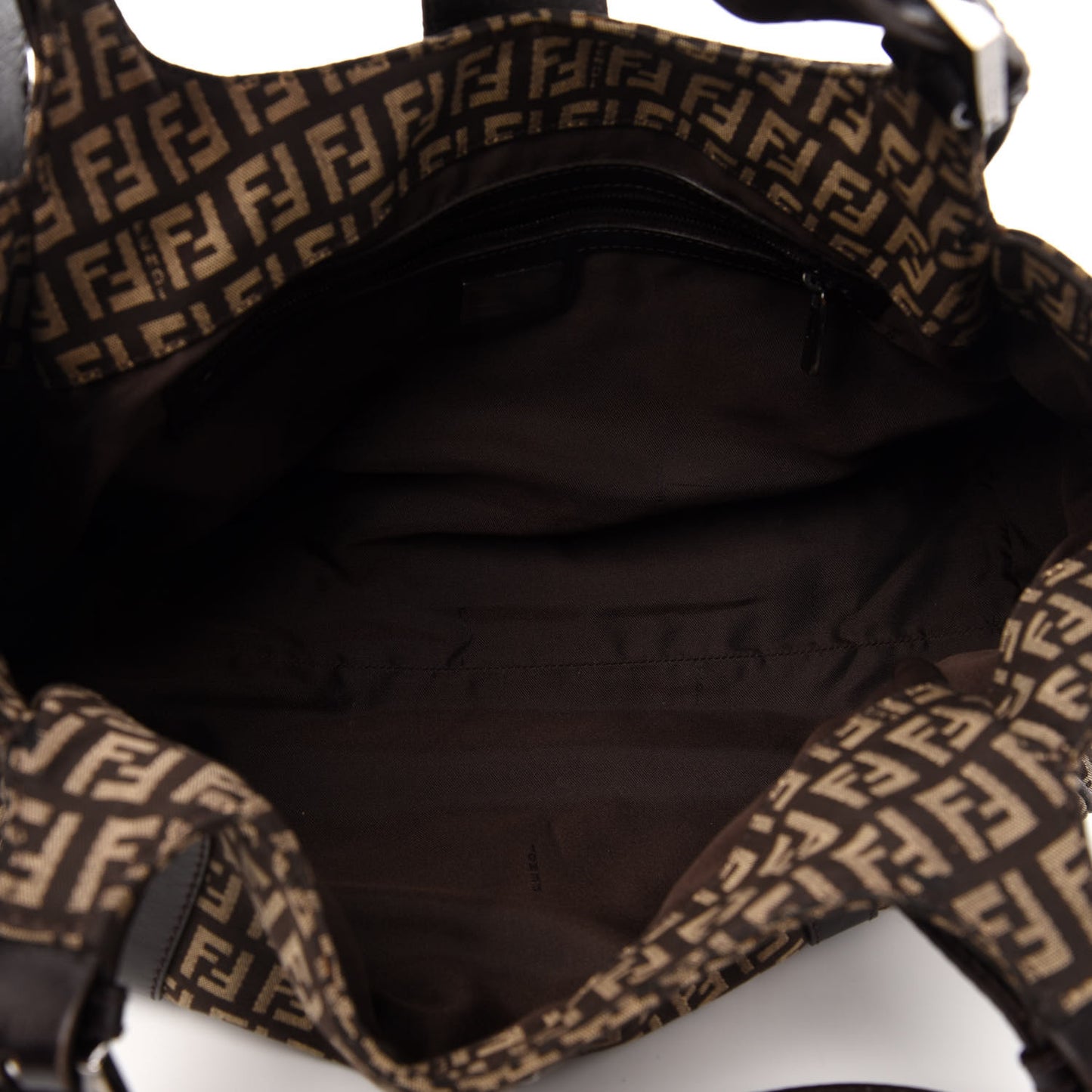 Zucchino Vitello Shoulder Bag Testa di Moro Beige