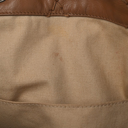 Chanel Lambskin Stitched Expandable Tote Beige 17 of 33